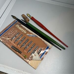 Vintage Mitchell Pedigree Round Hand Penstyle Fountain Pen Nibs Incomplete